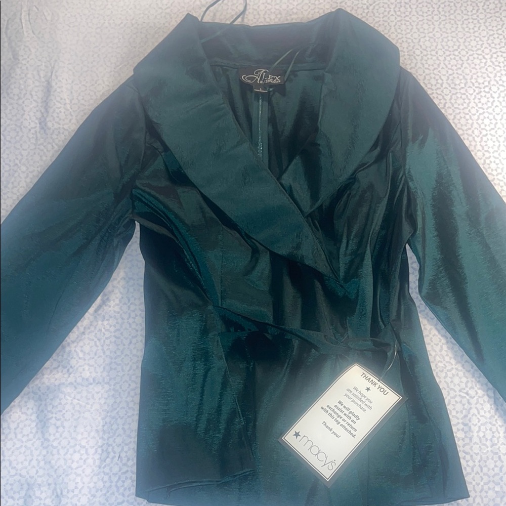 Alex Evenings Elegant Green Blazer